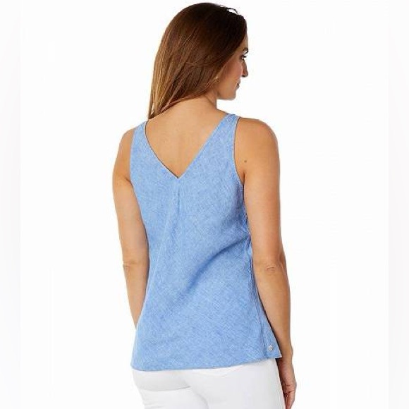 NWT Lilly Pulitzer Florin Sleeveless Linen Top - Picture 3 of 7